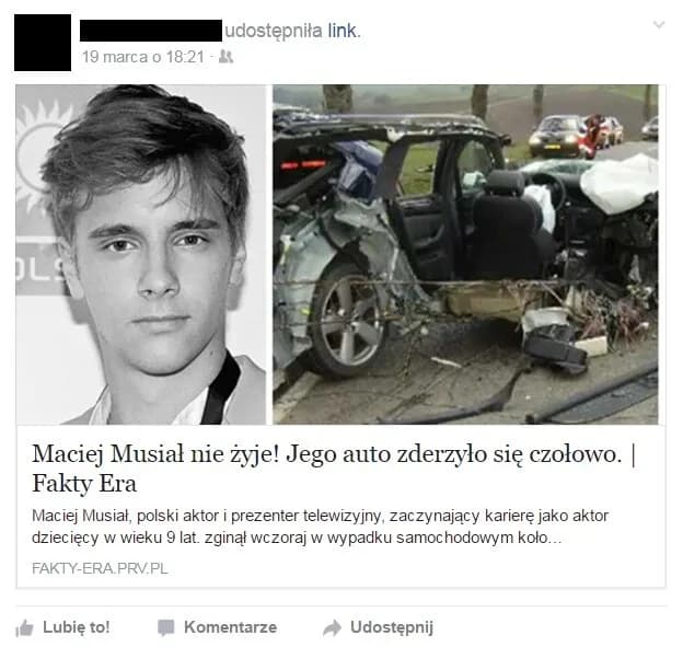 Aktor zginął w wypadku samochodowym - tragiczna śmierć Macieja Luśni