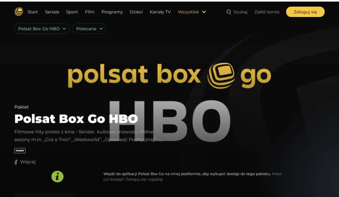 Jak zalogować się do HBO Max przez Polsat Box bez problemów?